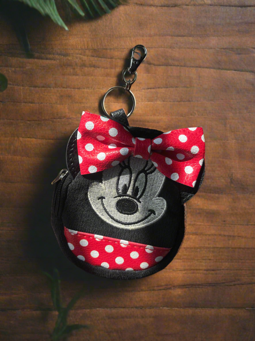 Minnie Mouse keyring coin purse