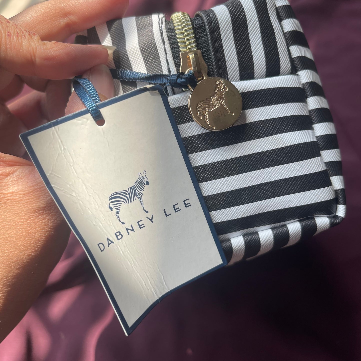 Zebra Lining Leather Pouch🔥