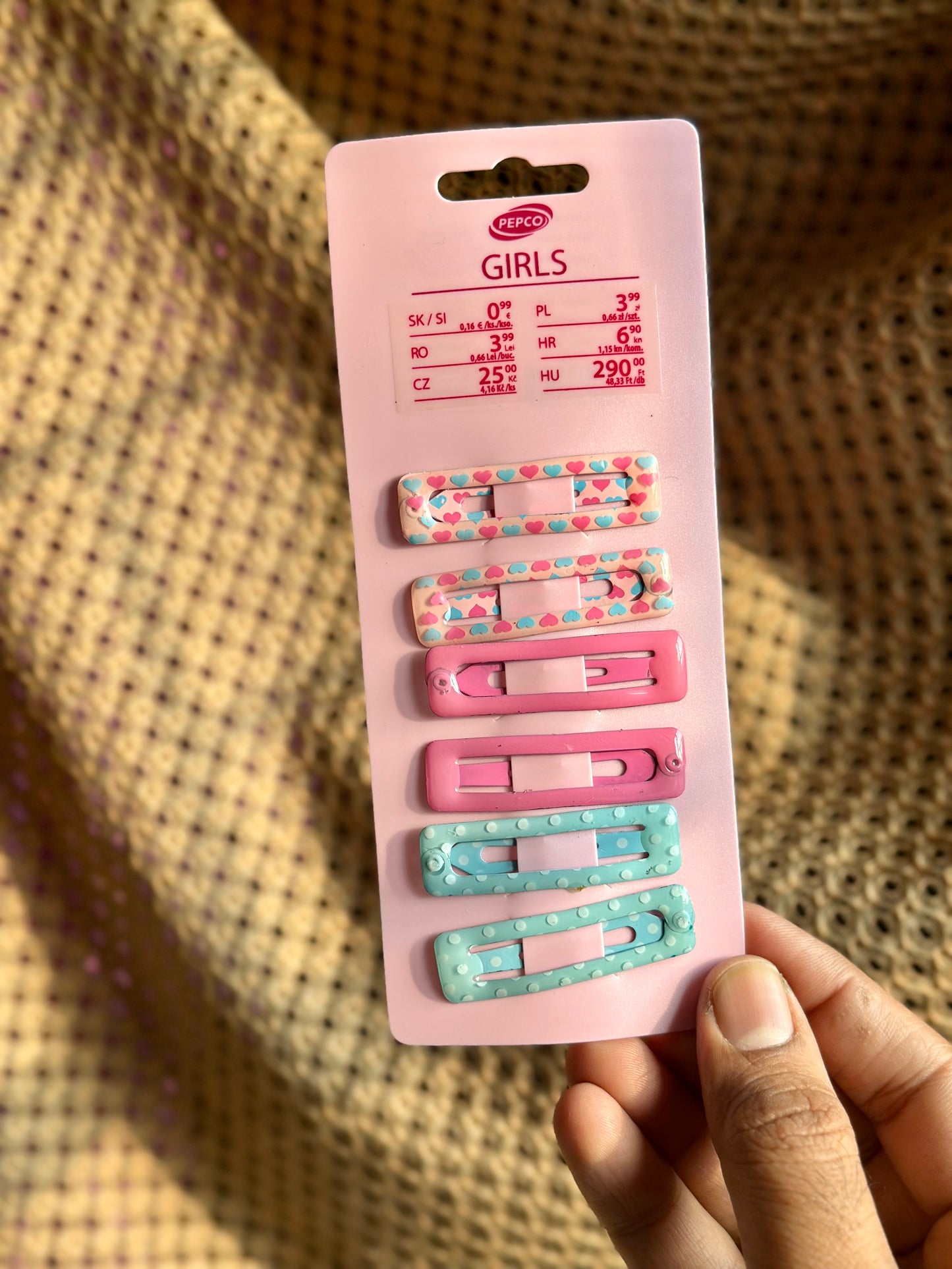 PEPCO GIRLS Rectangular Snapclips Pack🔥