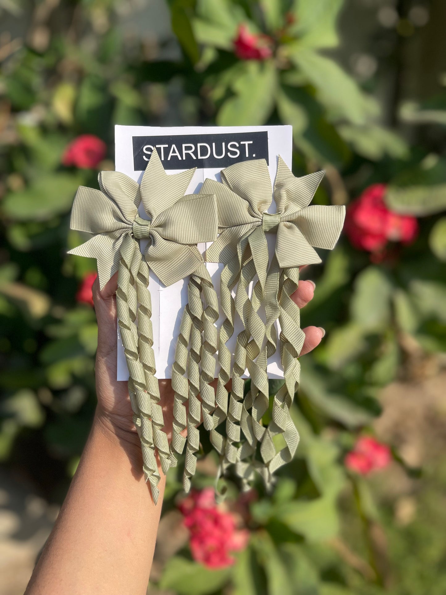 Pinwheel Bow Pairs with Long Spiral Hangings🔥