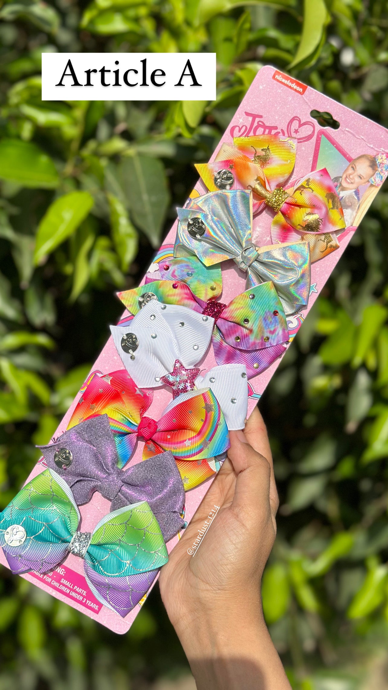 Jojo Siwa Pack of 7 Weekly Bows