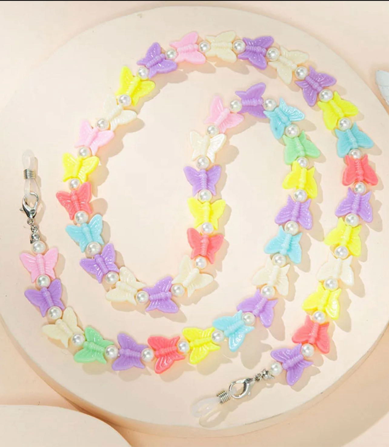 Funky Butterfly Glasses Chain