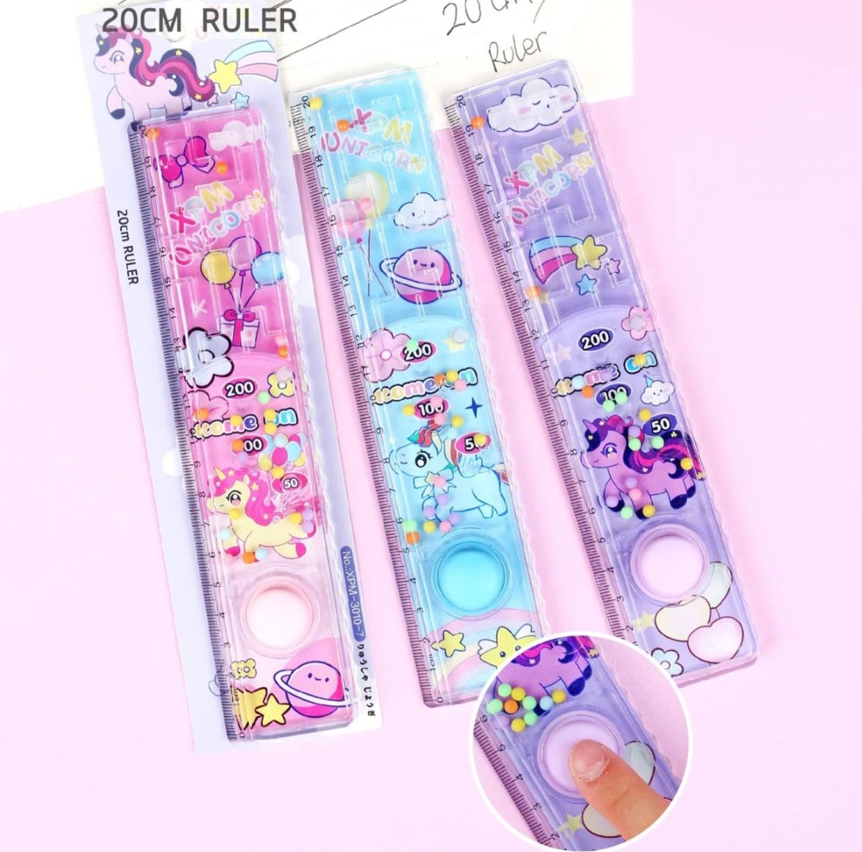 SanRio, Space, My Lil Pony 🦄, Dino Push Bubble Maze Scales (BOX OF 12)