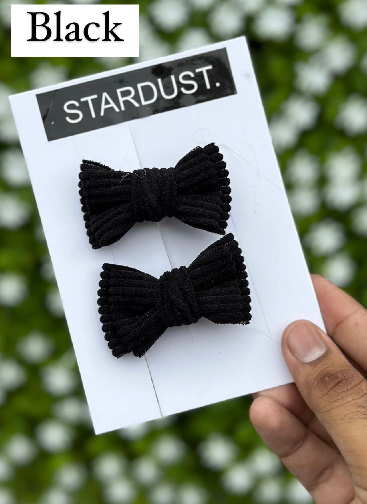 Textured Solid Bow Pairs