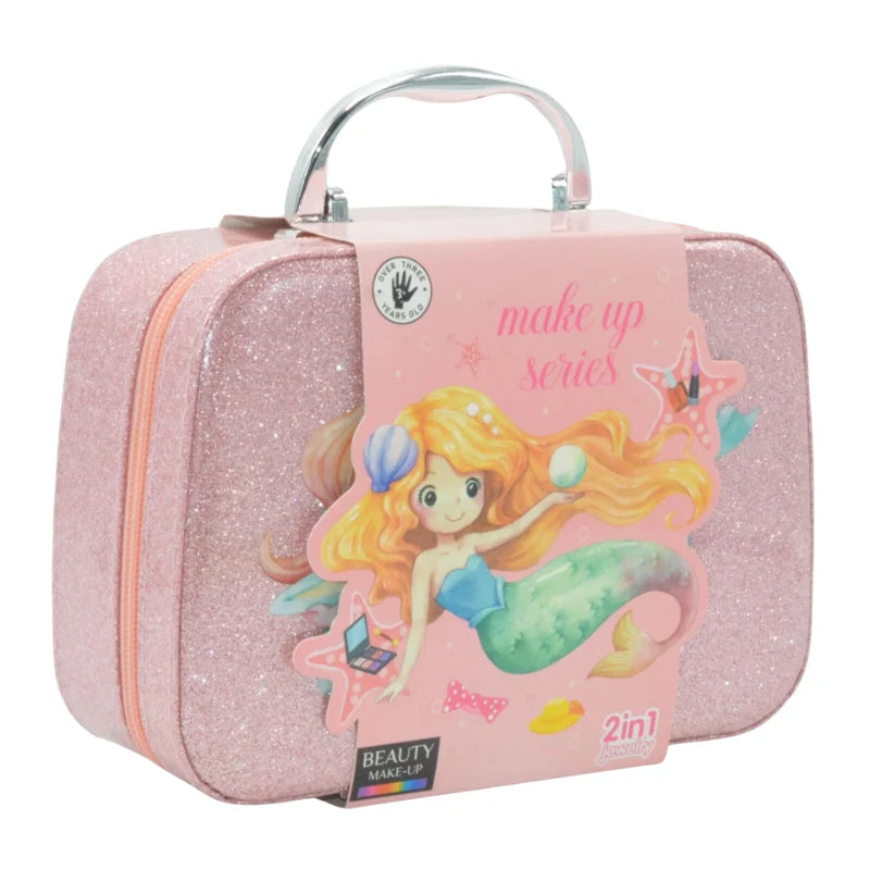 Glittered Mermaid Makeup Briefcase🔥