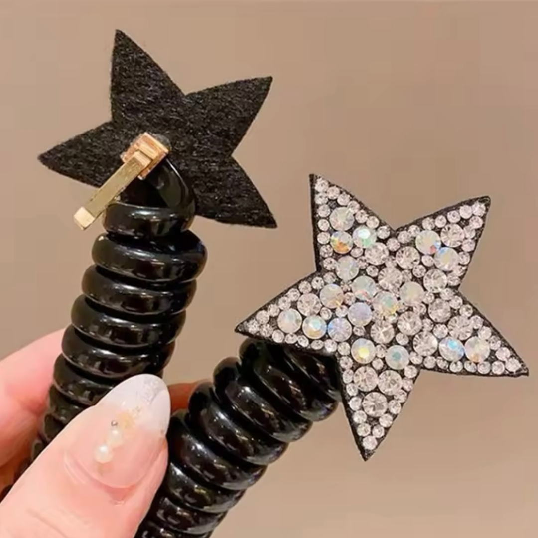Rhinestone Star Styling Hair Springs🔥