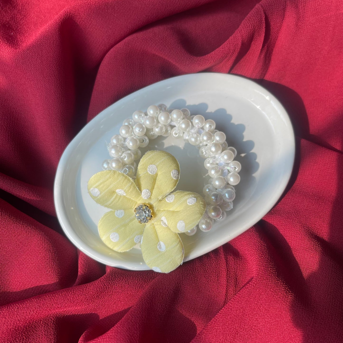 Flower Pearl Hairties🔥
