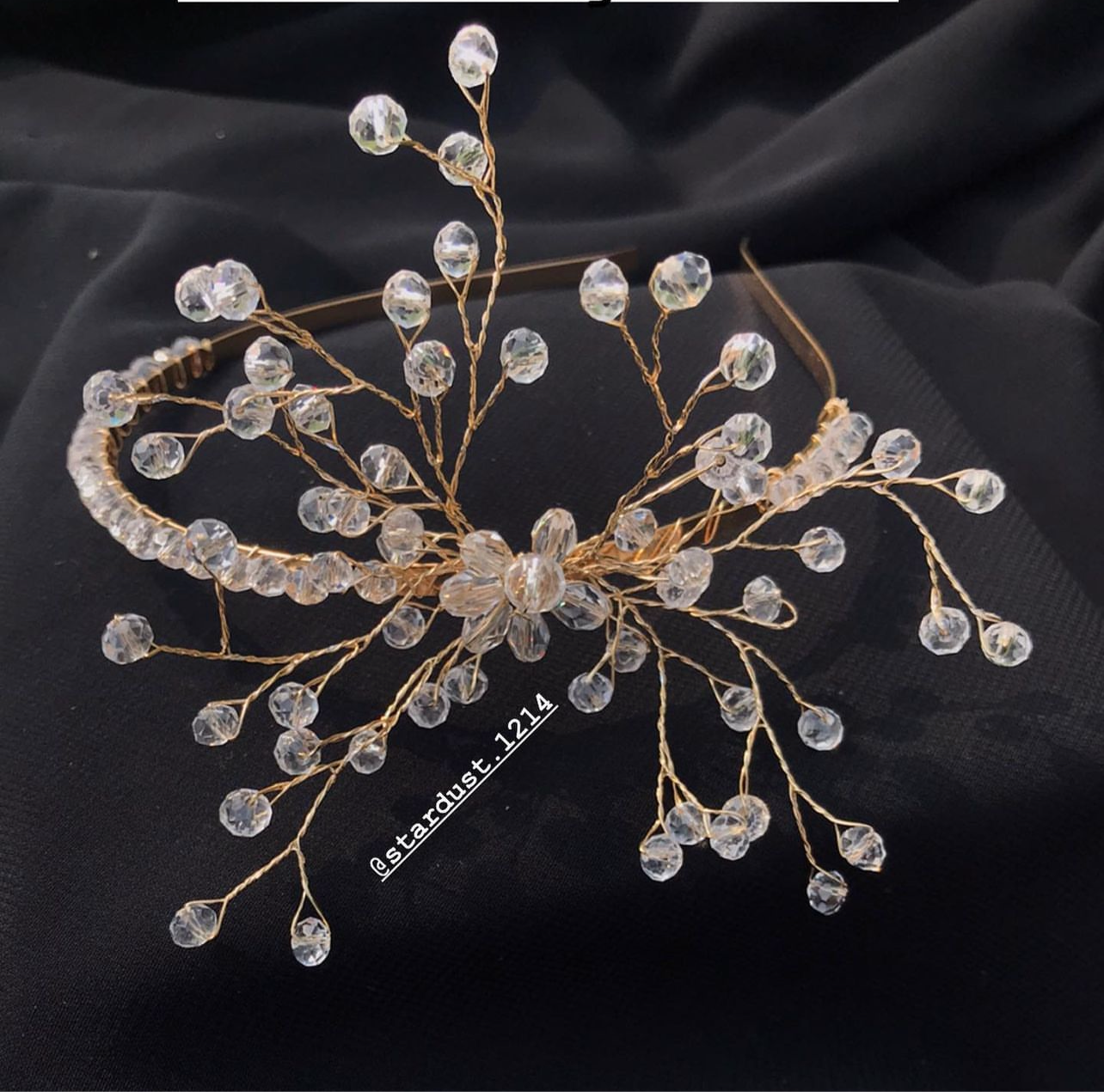 Gold Crystal Hairband