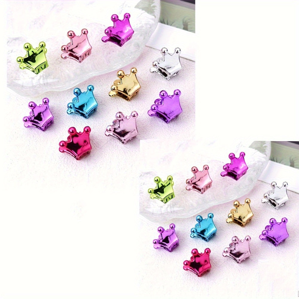 Pouch of 30 shiny crown mini claws