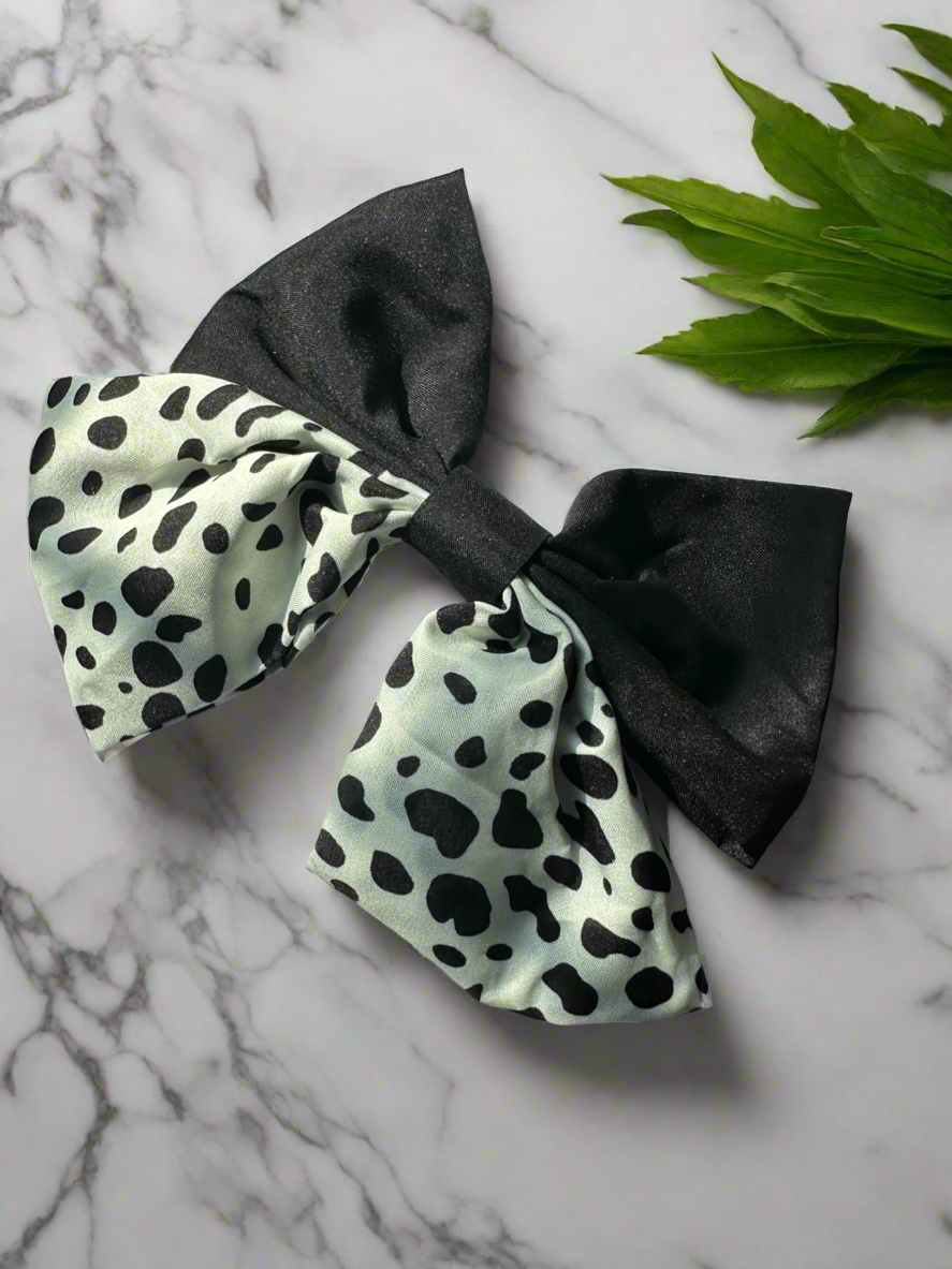 Twin Shaded Leopard Bow🔥