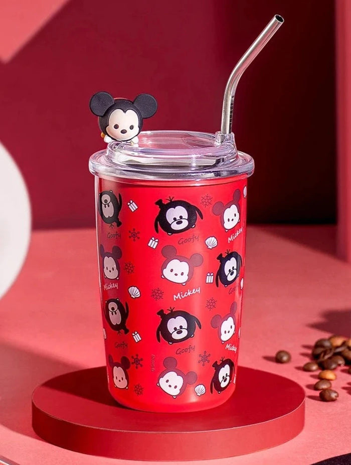 Disney LOTSO, Mickey Mouse Steel Tumbler with Lid🔥 500ml