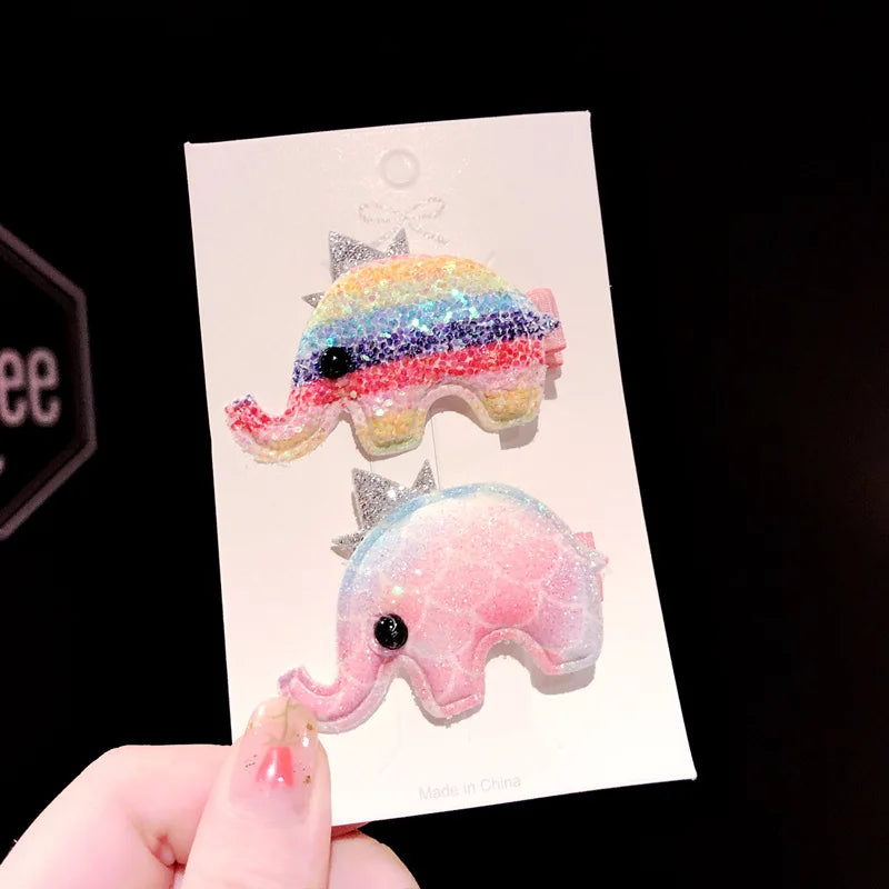 Elaphant/Whale/Rabbit Hairclips Set