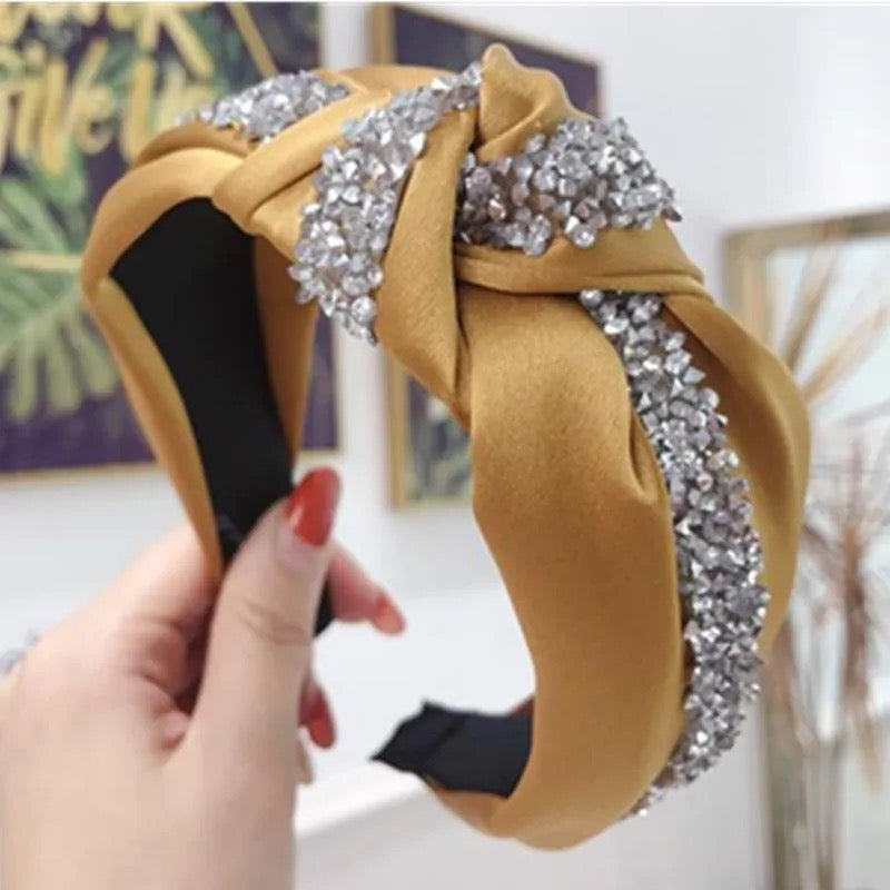 Bejewelled Silk Headband