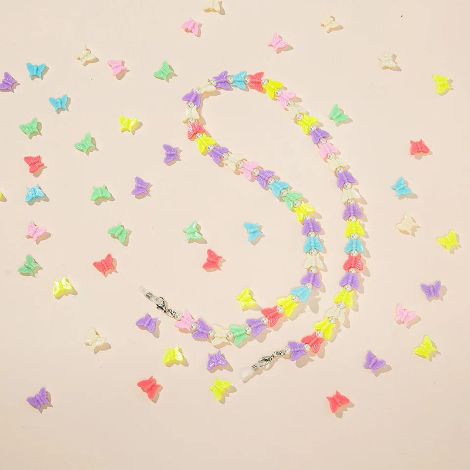 Funky Butterfly Glasses Chain