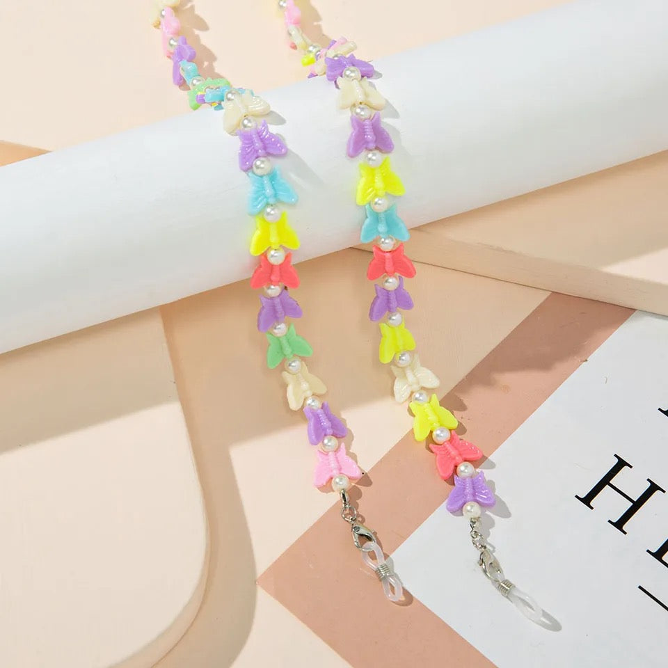 Funky Butterfly Glasses Chain