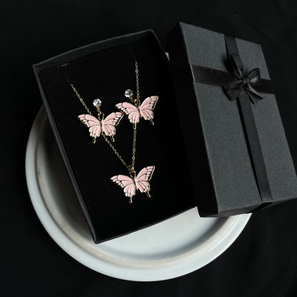 Kids Necklace and Earstuds Set🔥