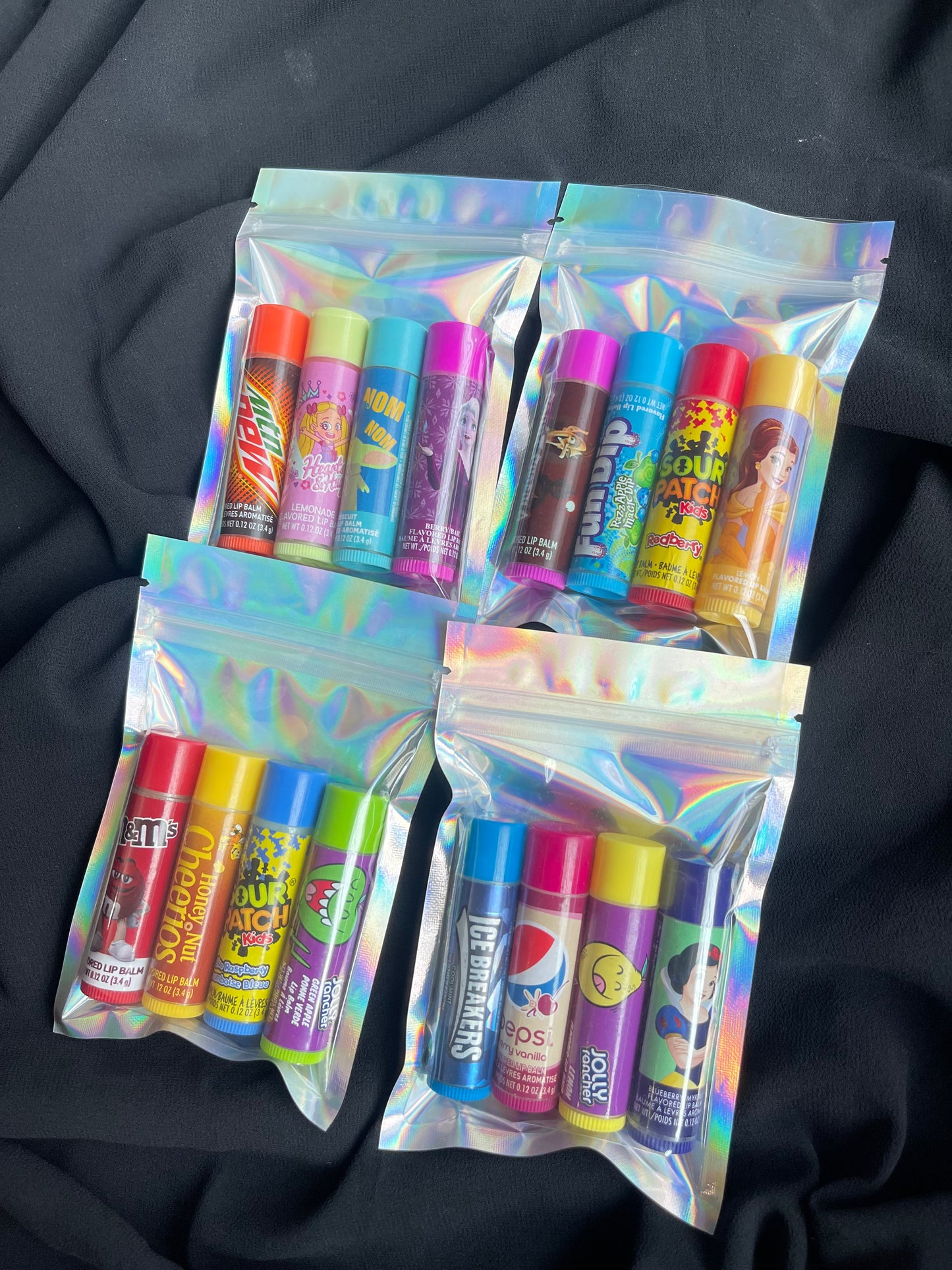 Pack of 4 Random Imported Flavoured Kids Lipbalms🔥