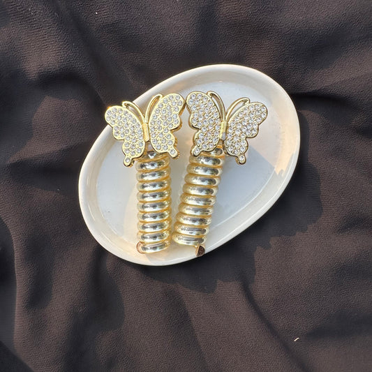 Rhinestone Butterfly Styling Springs🔥