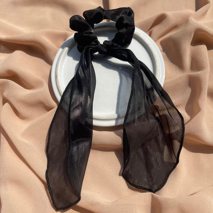 Shimmery Organza Tail Scrunchies