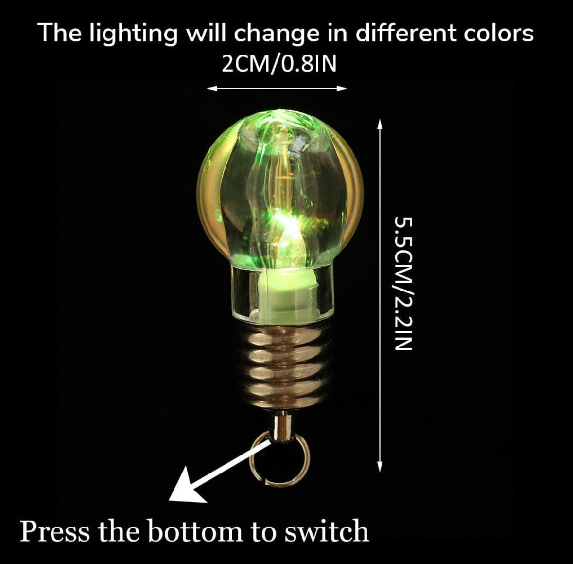 LED Light Bulb Clipons pair