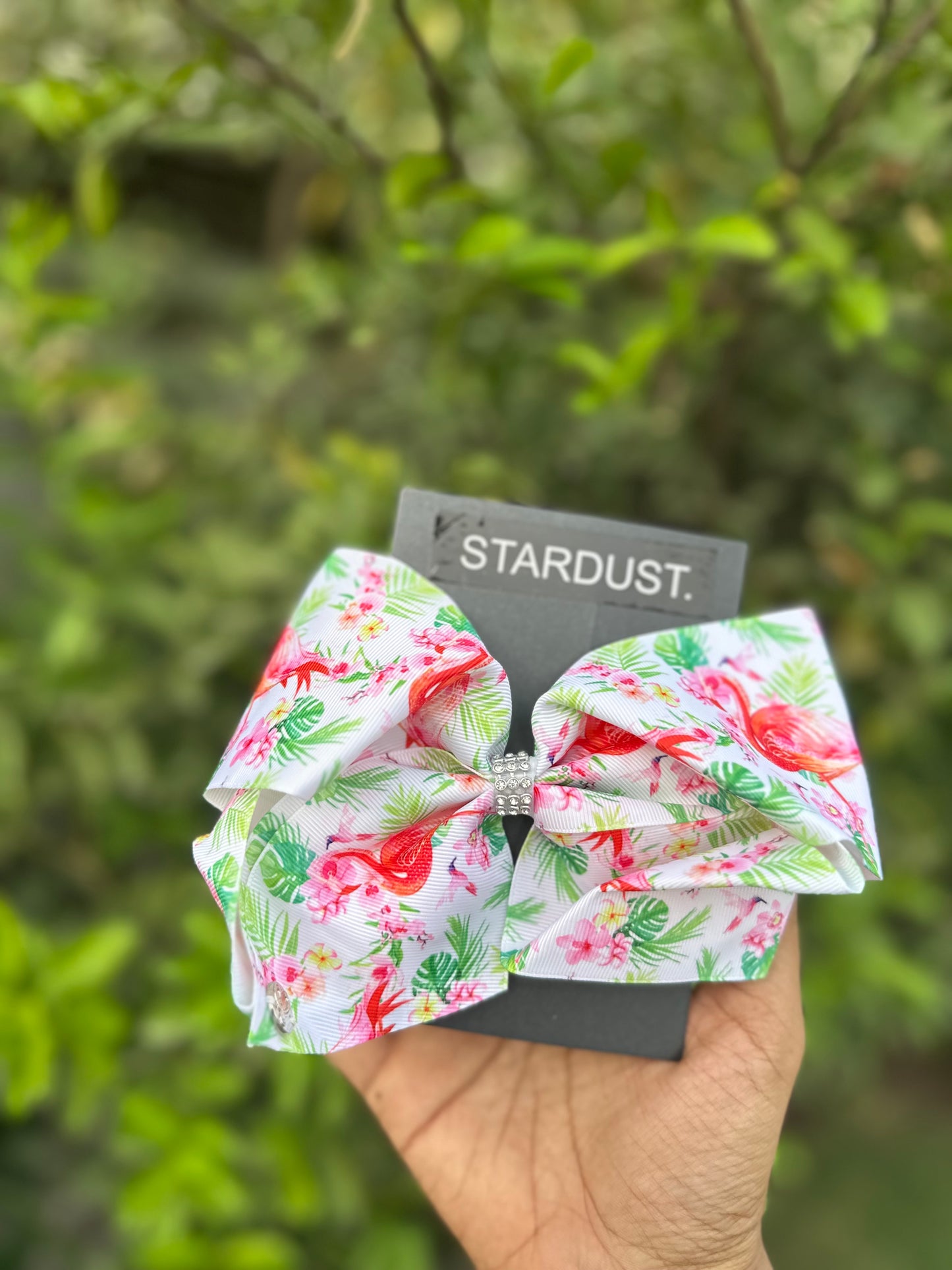 Flamingo Print jojo siwa bows