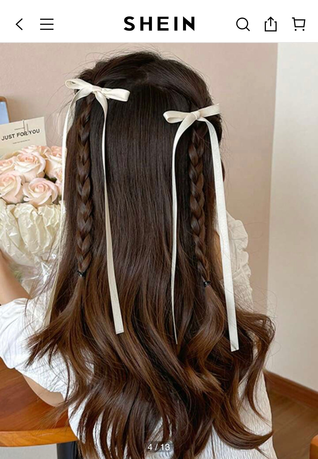 Long Ribbon Bows (4pc pack)