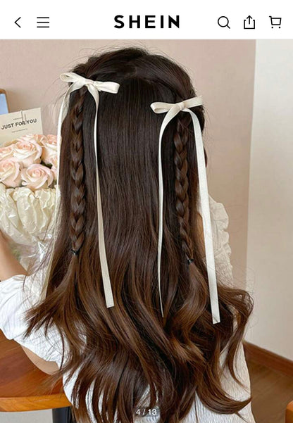 Long Ribbon Bows (4pc pack)