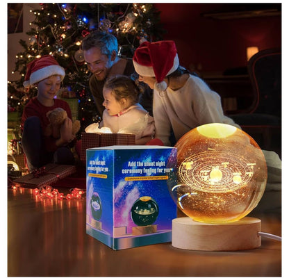 Galaxy Crystal Ball 🔮 Night Lamp🔥