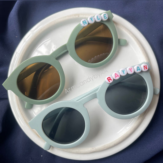 Custom Name Round Frame Sunnies