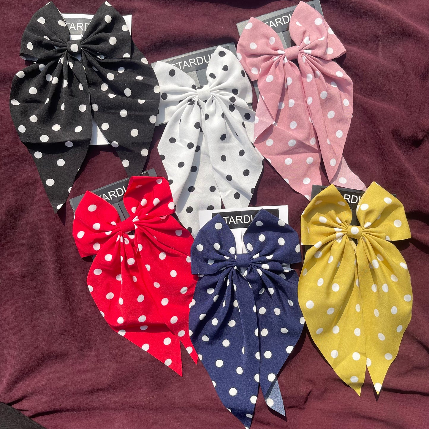 Polka Dot Hanging Bows🔥