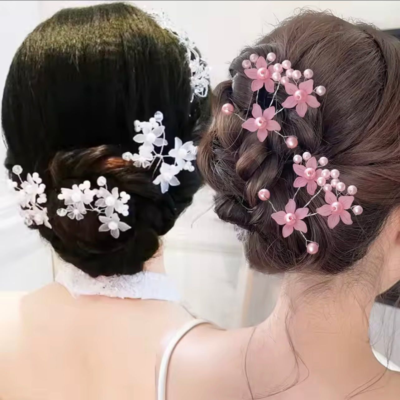 Frosted Flower Pearl Styling Accessory