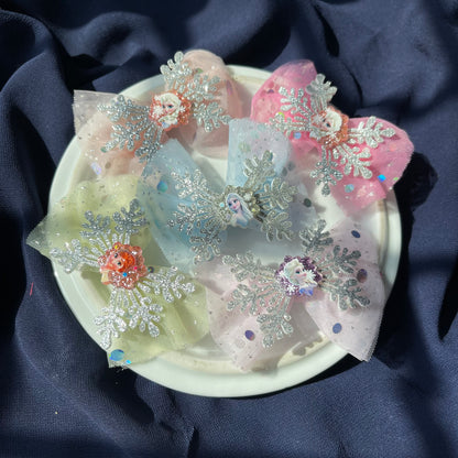 Gittered Snowflake❄️Formal ELSA Bow Pairs🔥