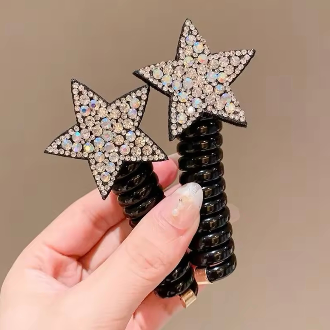 Rhinestone Star Styling Hair Springs🔥