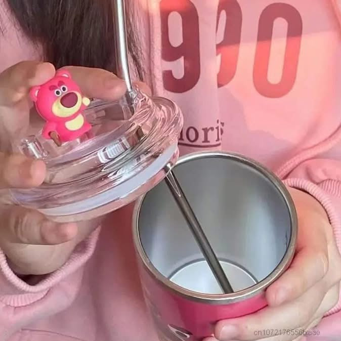 Disney LOTSO, Mickey Mouse Steel Tumbler with Lid🔥 500ml