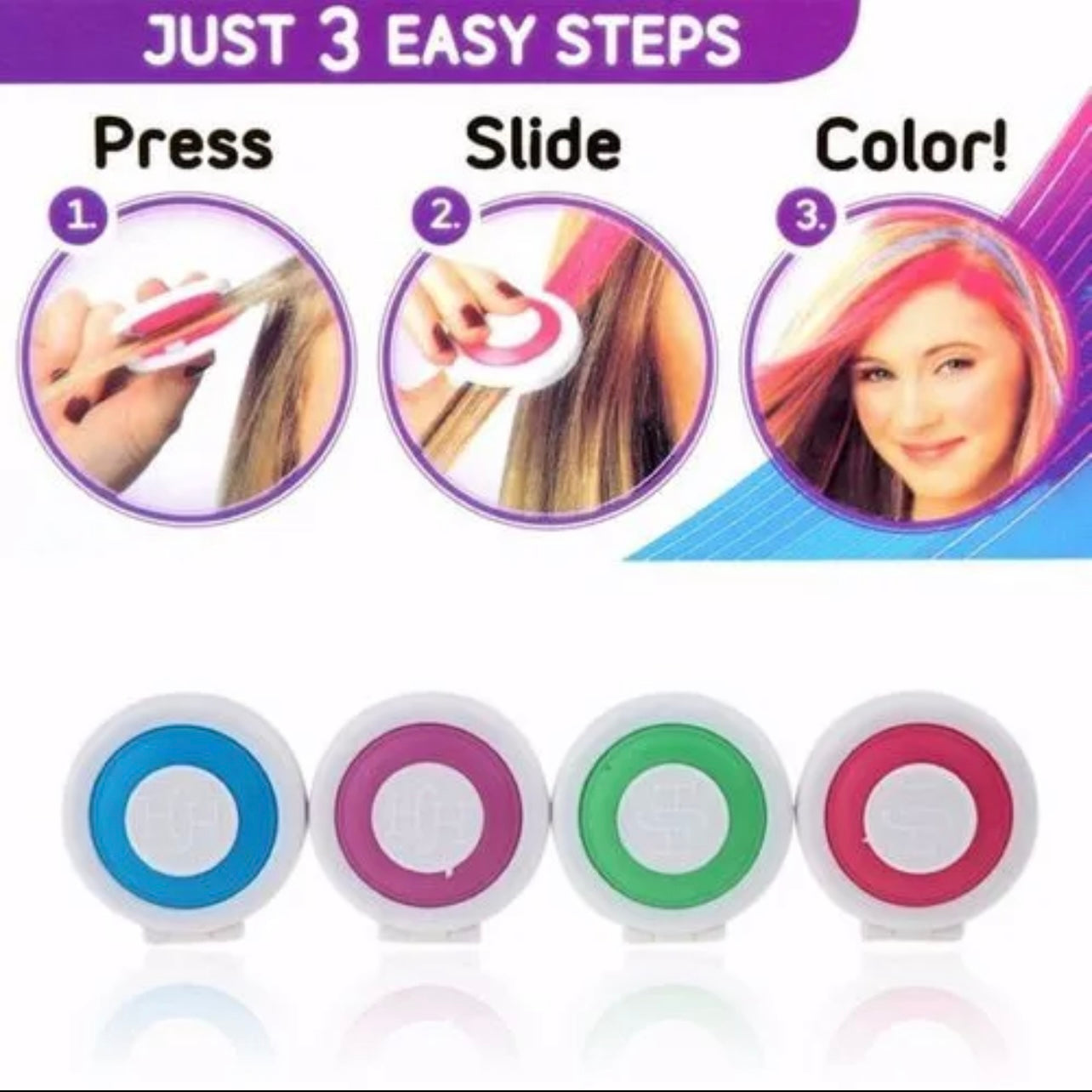 Hair Chalks (Pack of 4)🔥