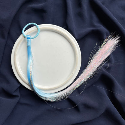 Tricolour hairtie extension