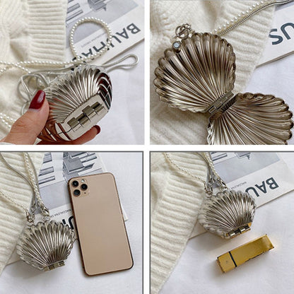 Mini Metallic Seashell Bag (with advance payment only)
