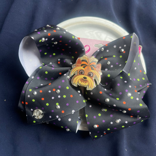 Jojo siwa puppy topper  8 inch bow