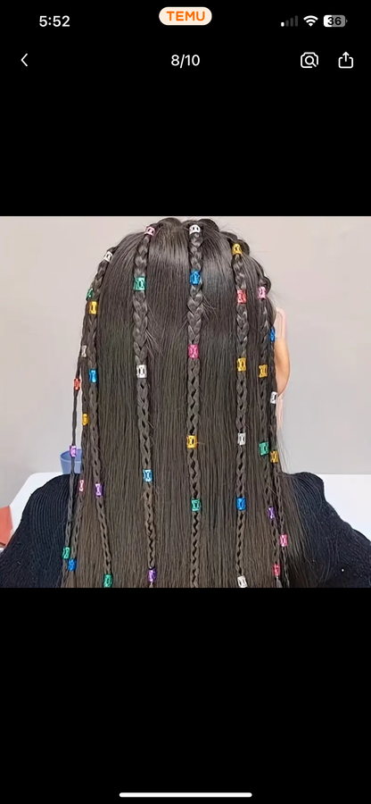 Hollow Styling Hair Rings Pack🔥