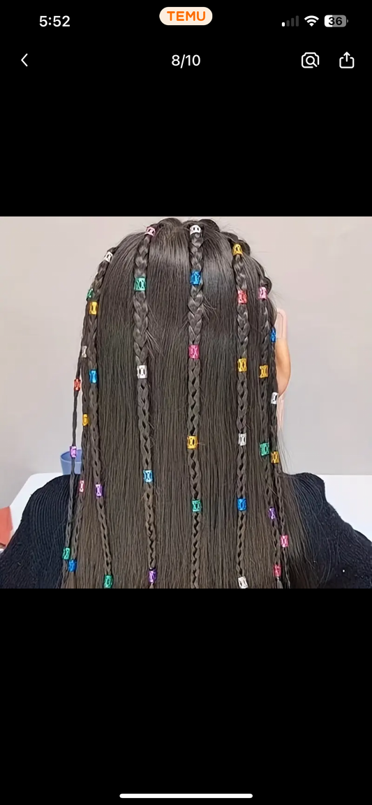 Hollow Styling Hair Rings Pack🔥