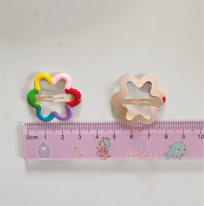 Rainbow Flower Snapclips Pack🔥