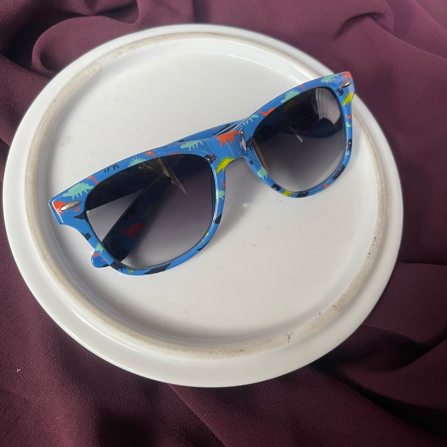 Dino🦕Print Blue Sunnies🔥