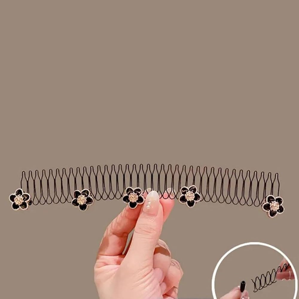 Camelia Flower Hair Divider Comb🔥
