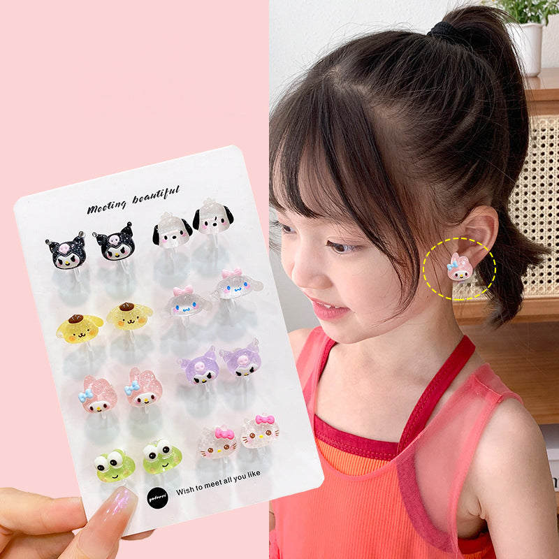 Magnetic Sanrio Earstuds (7 pairs pack)