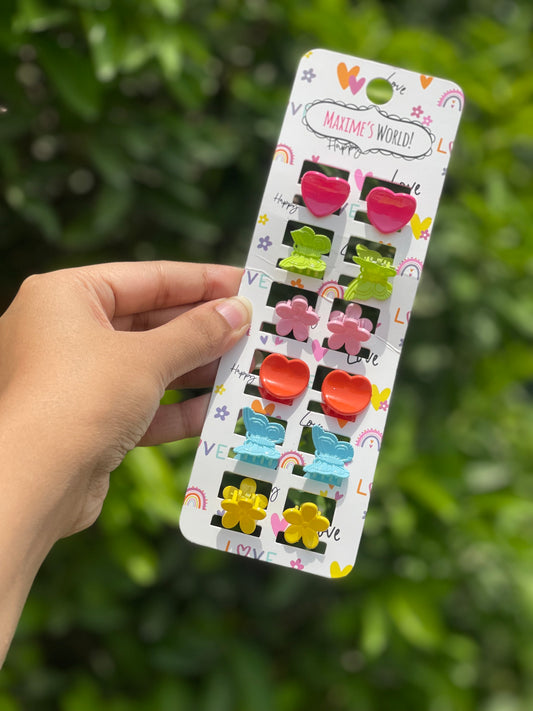 Mini plastic claws 12 pc pack