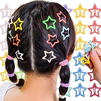 Enamel Star Snapclips Random Colours Pack🔥
