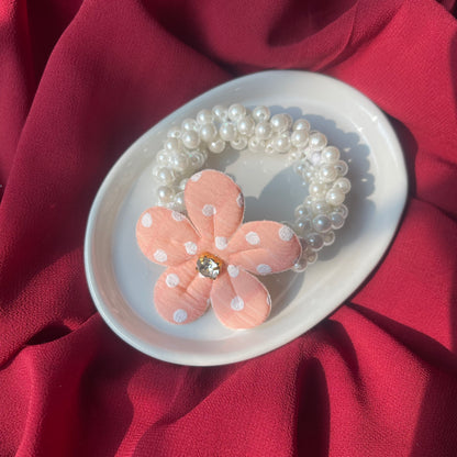 Flower Pearl Hairties🔥
