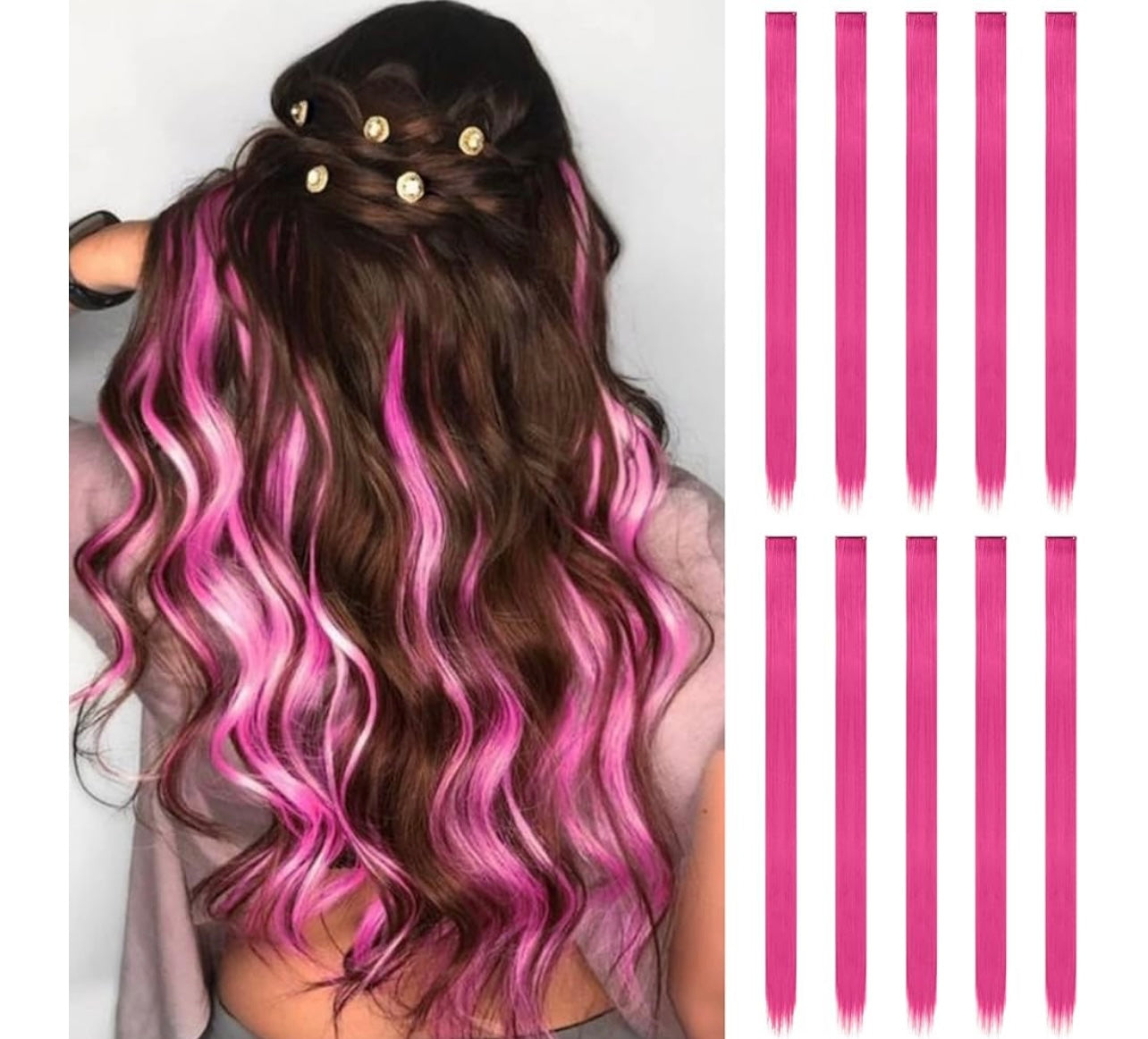 Hair Extension Clipins (1pc)