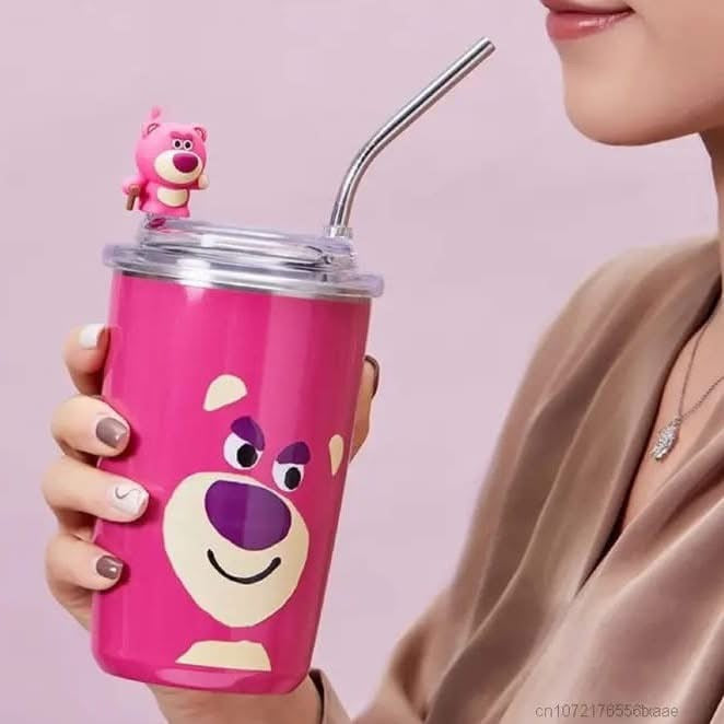 Disney LOTSO, Mickey Mouse Steel Tumbler with Lid🔥 500ml