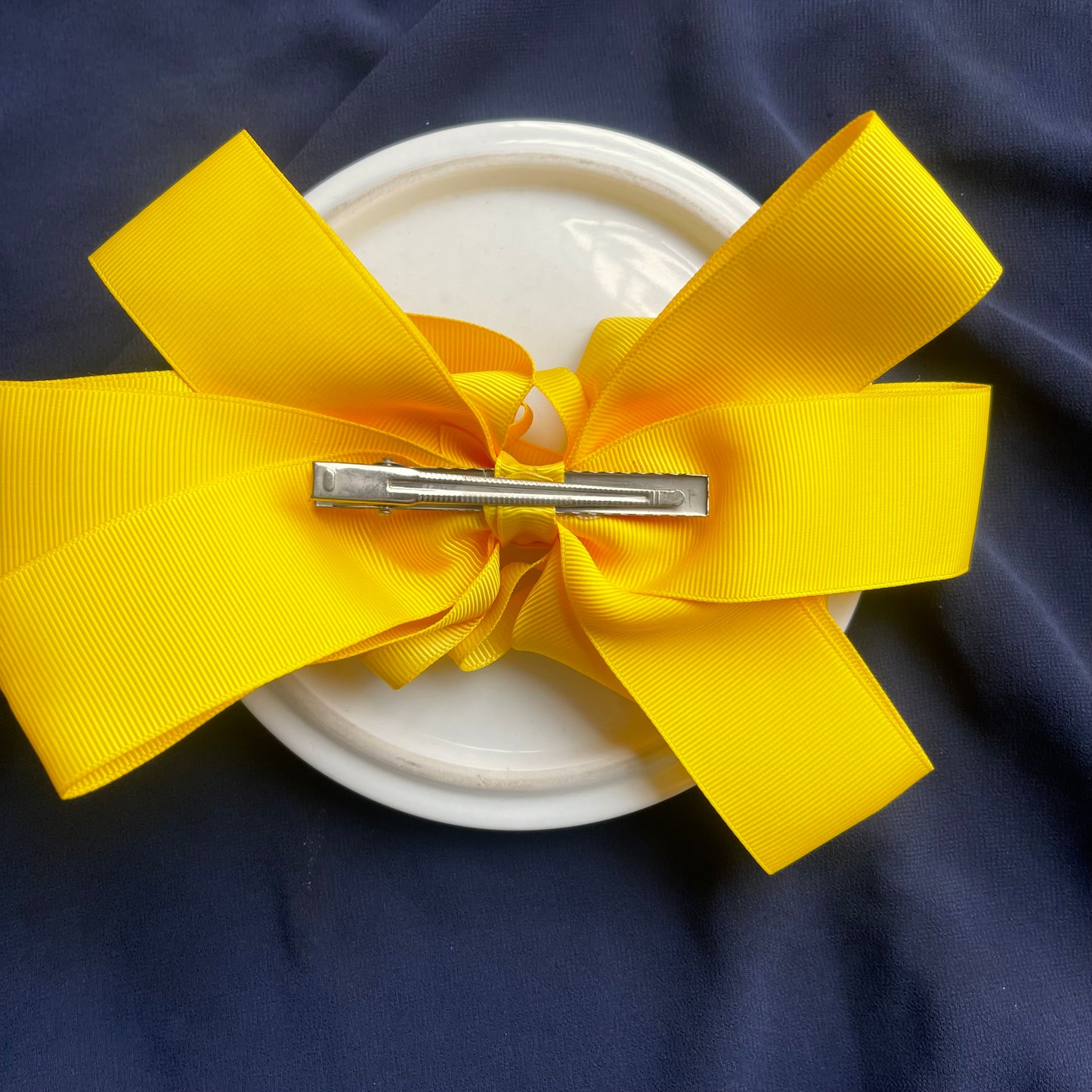 Yellow sunshine bow 8 inches